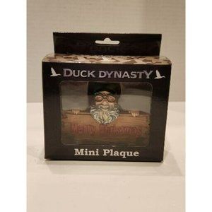Duck Dynasty Mini Plaque Merry Christmas Uncle Si Redneck NIB
